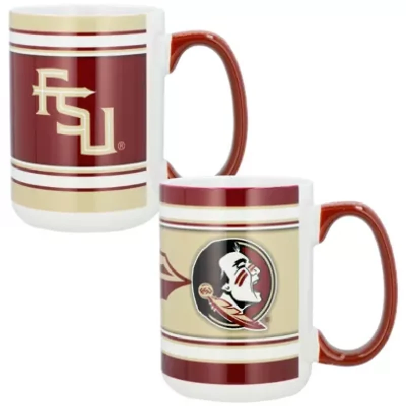 NCAA Florida State Seminoles 15oz. Home & Away 2-Pack Mug Set