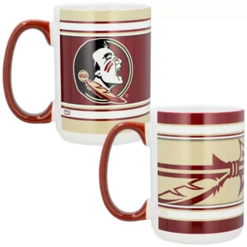 NCAA Florida State Seminoles 15oz. Home & Away 2-Pack Mug Set