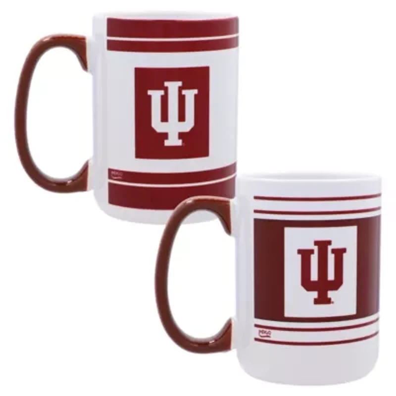NCAA Indiana Hoosiers 15oz. Home & Away 2-Pack Mug Set