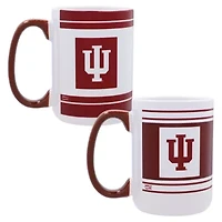 NCAA Indiana Hoosiers 15oz. Home & Away 2-Pack Mug Set
