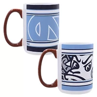 NCAA North Carolina Tar Heels 15oz. Home & Away 2-Pack Mug Set
