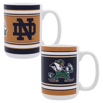 NCAA Notre Dame Fighting Irish 15oz. Home & Away 2-Pack Mug Set