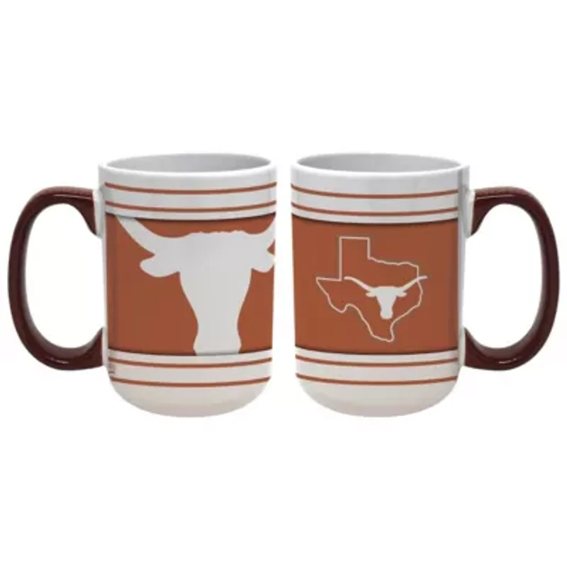 NCAA Texas Longhorns 15oz. Home & Away 2-Pack Mug Set