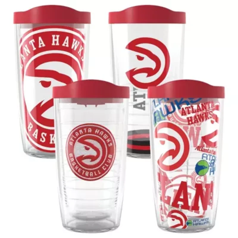 NBA Atlanta Hawks Four-Pack 16oz. Classic Tumbler Set