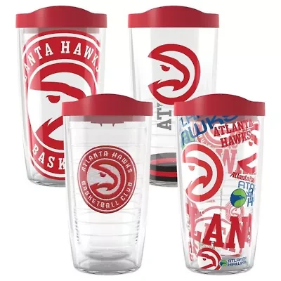 NBA Atlanta Hawks Four-Pack 16oz. Classic Tumbler Set