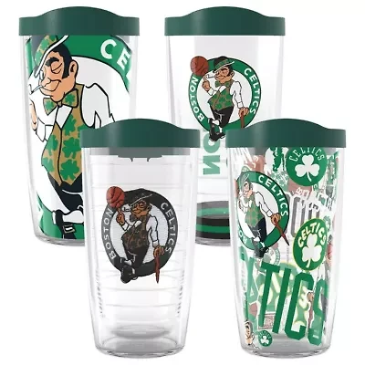 NBA Boston Celtics Four-Pack 16oz. Classic Tumbler Set