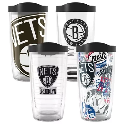NBA Brooklyn Nets Four-Pack 16oz. Classic Tumbler Set