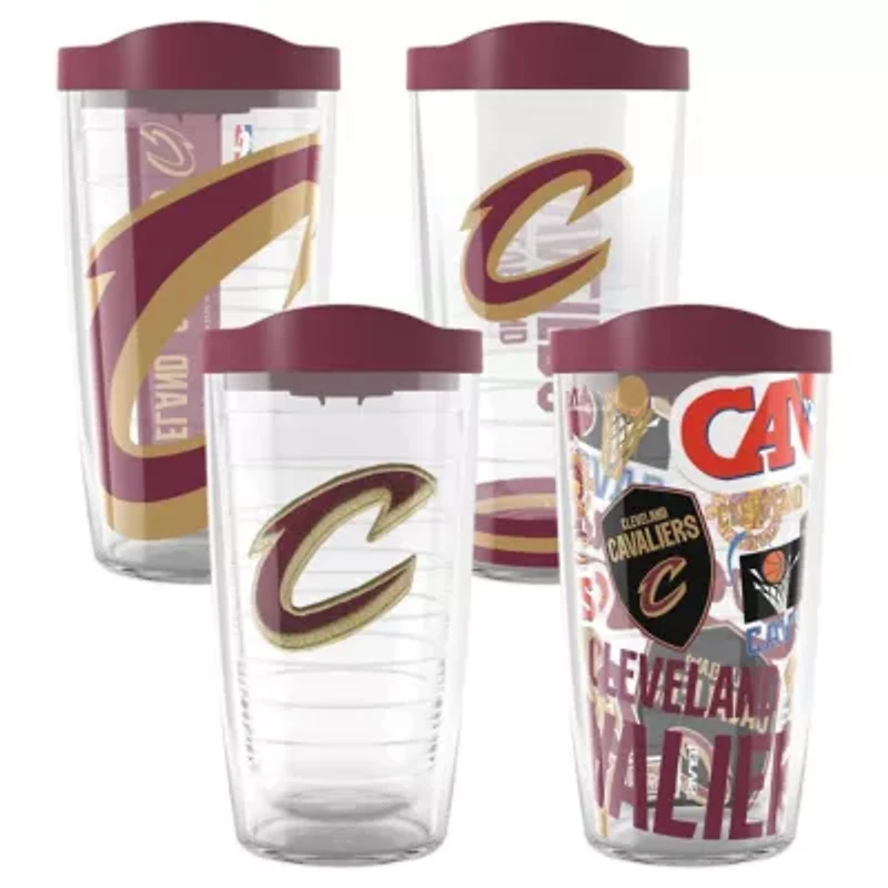 NBA Cleveland Cavaliers Four-Pack 16oz. Classic Tumbler Set