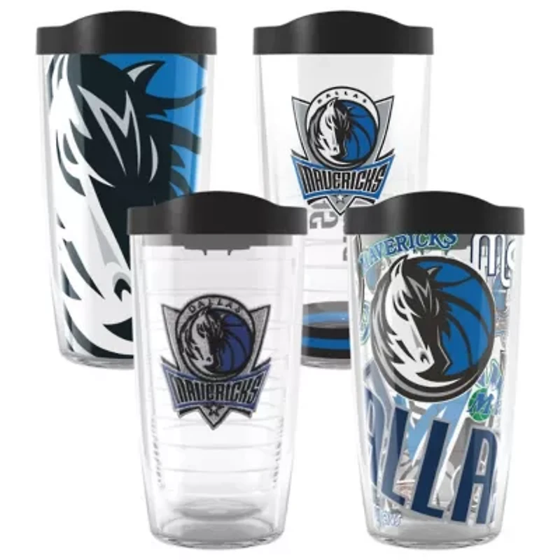 NBA Dallas Mavericks Four-Pack 16oz. Classic Tumbler Set