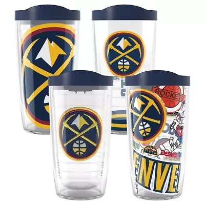 NBA Denver Nuggets Four-Pack 16oz. Classic Tumbler Set