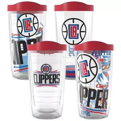 Los Angeles Clippers NBA LA Clippers Four-Pack 16oz. Classic Tumbler Set