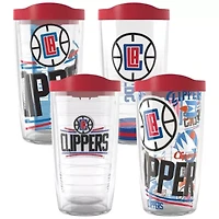 Los Angeles Clippers NBA LA Clippers Four-Pack 16oz. Classic Tumbler Set