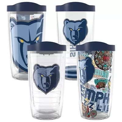 NBA Memphis Grizzlies Four-Pack 16oz. Classic Tumbler Set