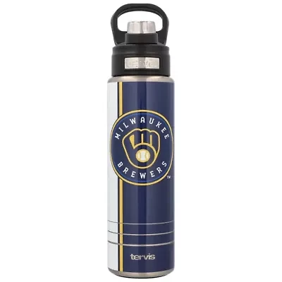 MLB Milwaukee Brewers 24oz. Final Score Wide Mouth Bottle