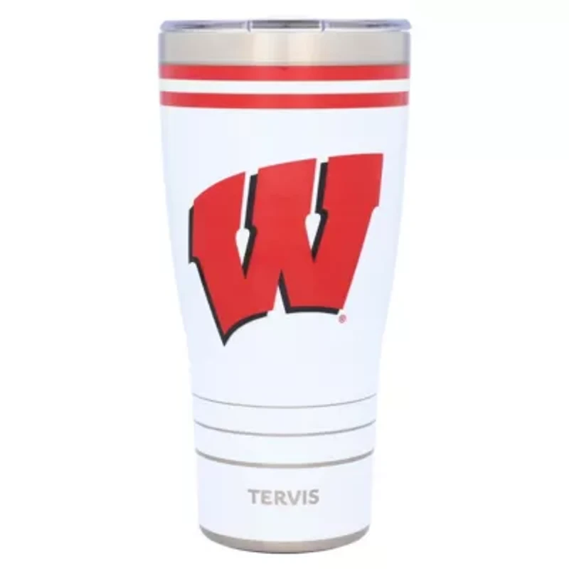 NCAA Wisconsin Badgers 30oz. Arctic Stainless Tumbler