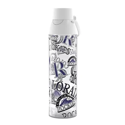 MLB Colorado Rockies 24oz. Allover Venture Lite Water Bottle