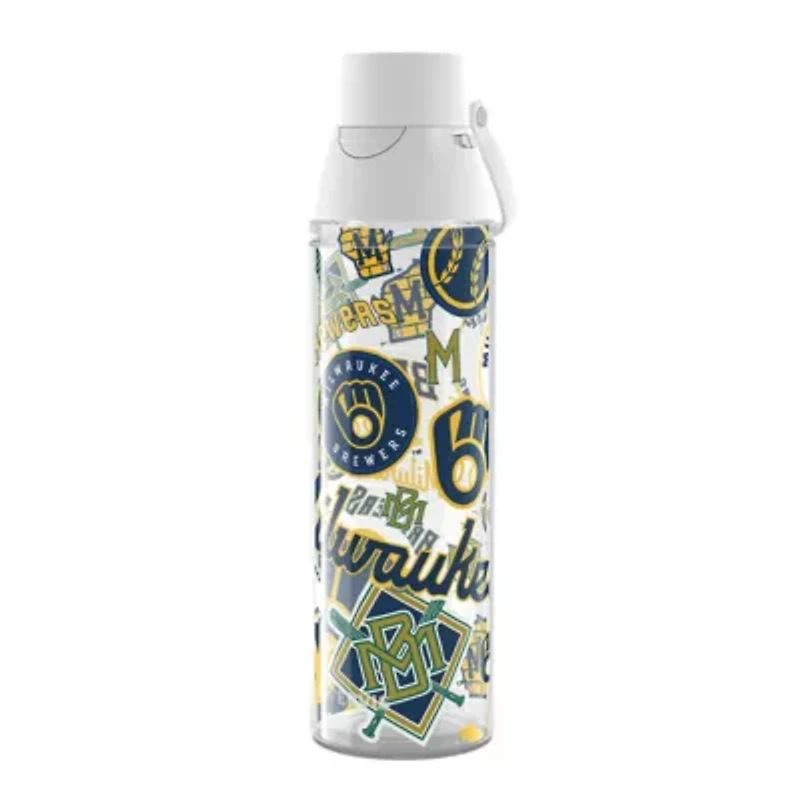 MLB Milwaukee Brewers 24oz. Allover Venture Lite Water Bottle