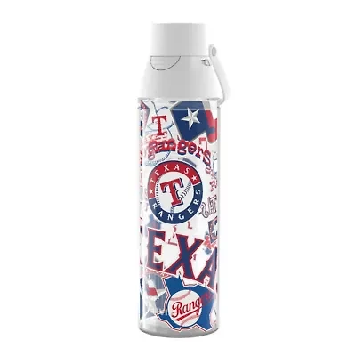 MLB Texas Rangers 24oz. Allover Venture Lite Water Bottle