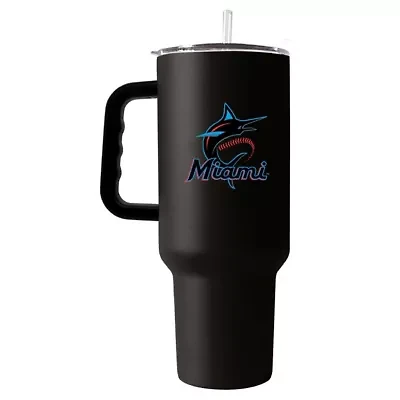 MLB Miami Marlins 40oz. Travel Tumbler with Handle