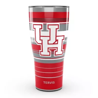 NCAA Houston Cougars 30oz. Hype Stripes Stainless Tumbler