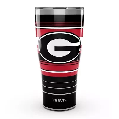 NCAA Georgia Bulldogs 30oz. Hype Stripes Stainless Tumbler