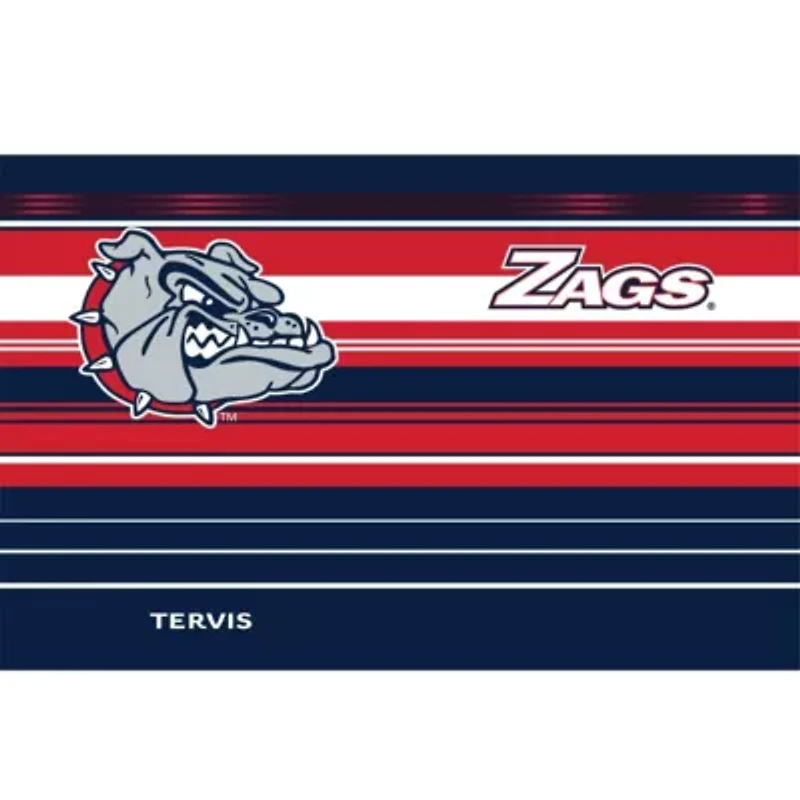 Gonzaga University Bulldogs NCAA Gonzaga Bulldogs 30oz. Hype Stripes Stainless Tumbler