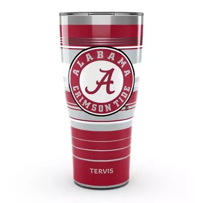 Alabama Crimson Tide NCAA Alabama Tide 30oz. Hype Stripes Stainless Tumbler