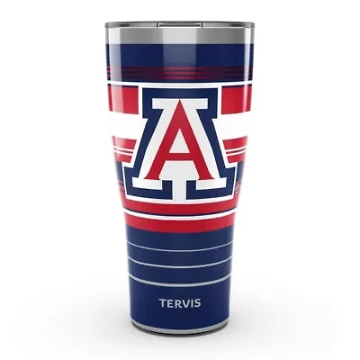 NCAA Arizona Wildcats 30oz. Hype Stripes Stainless Tumbler