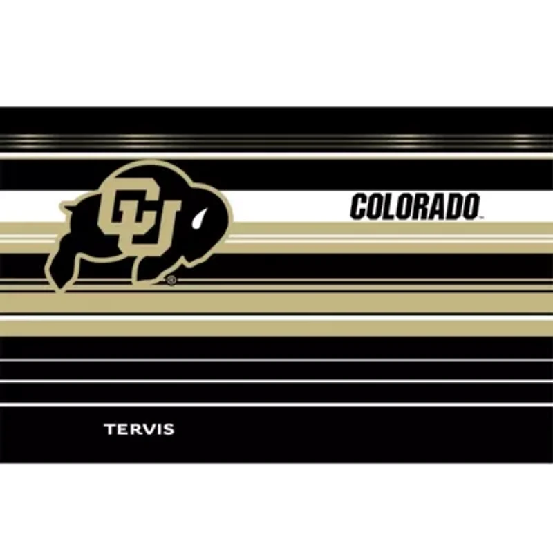 NCAA Colorado Buffaloes 30oz. Hype Stripes Stainless Tumbler