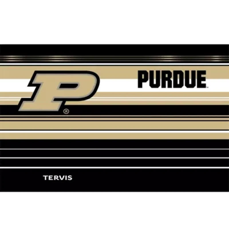 NCAA Purdue Boilermakers 30oz. Hype Stripes Stainless Tumbler