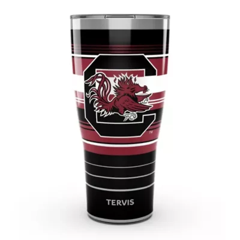 NCAA South Carolina Gamecocks 30oz. Hype Stripes Stainless Tumbler