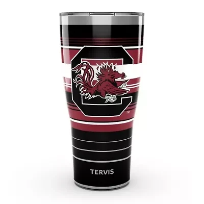NCAA South Carolina Gamecocks 30oz. Hype Stripes Stainless Tumbler