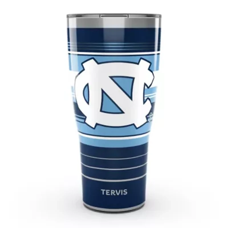 NCAA North Carolina Tar Heels 30oz. Hype Stripes Stainless Tumbler