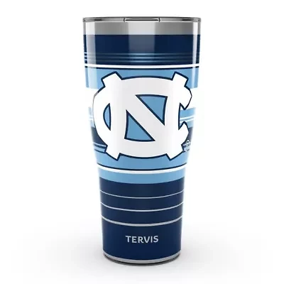 NCAA North Carolina Tar Heels 30oz. Hype Stripes Stainless Tumbler