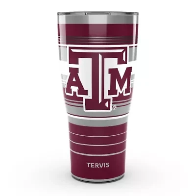 NCAA Texas A&M Aggies 30oz. Hype Stripes Stainless Tumbler
