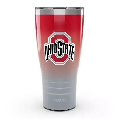 NCAA Ohio State Buckeyes 30oz. Ombre Stainless Tumbler