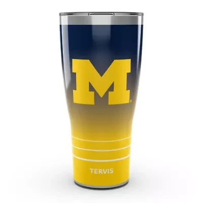 NCAA Michigan Wolverines 30oz. Ombre Stainless Tumbler