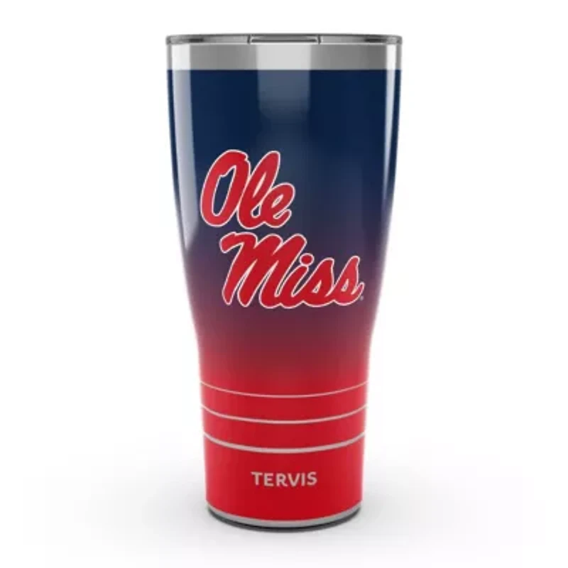 NCAA Ole Miss Rebels 30oz. Ombre Stainless Tumbler
