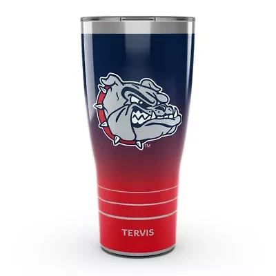 Gonzaga University Bulldogs NCAA Gonzaga Bulldogs 30oz. Ombre Stainless Tumbler
