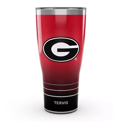 NCAA Georgia Bulldogs 30oz. Ombre Stainless Tumbler