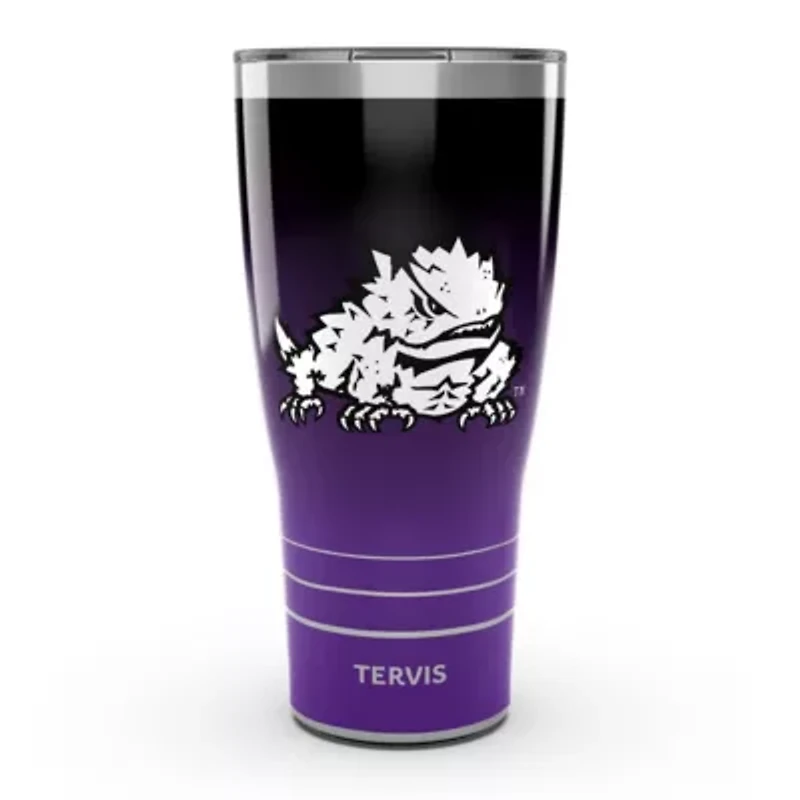 NCAA TCU Horned Frogs 30oz. Ombre Stainless Tumbler