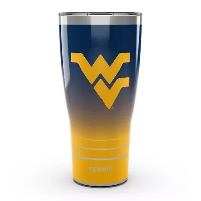 NCAA West Virginia Mountaineers 30oz. Ombre Stainless Tumbler