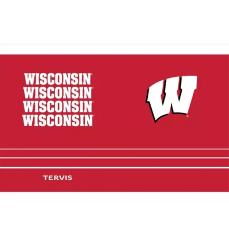NCAA Wisconsin Badgers 30oz. Reverb Stainless Tumbler