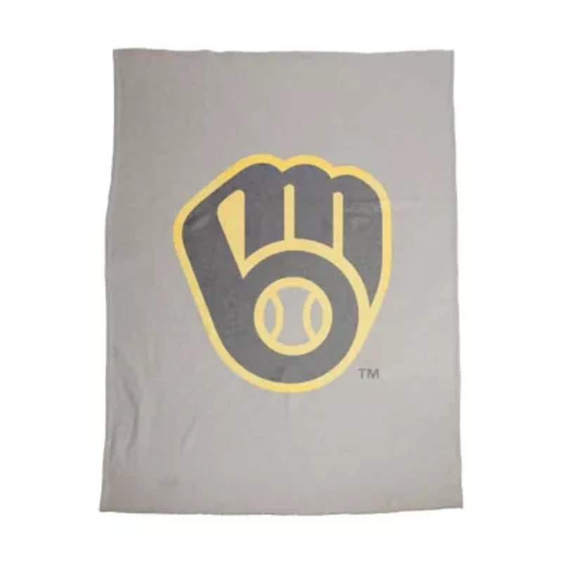 MLB Milwaukee Brewers 54" x 84" Sweatshirt Blanket
