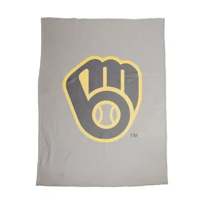 MLB Milwaukee Brewers 54" x 84" Sweatshirt Blanket