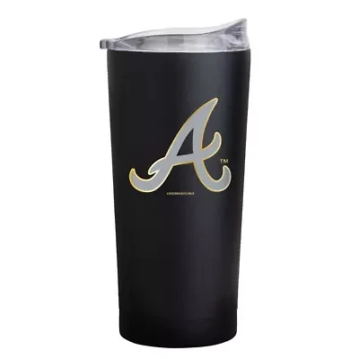 MLB Atlanta Braves Foil 20oz. Powder Coat Tumbler