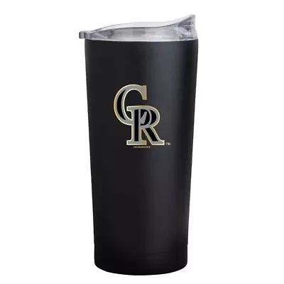 MLB Colorado Rockies Foil 20oz. Powder Coat Tumbler