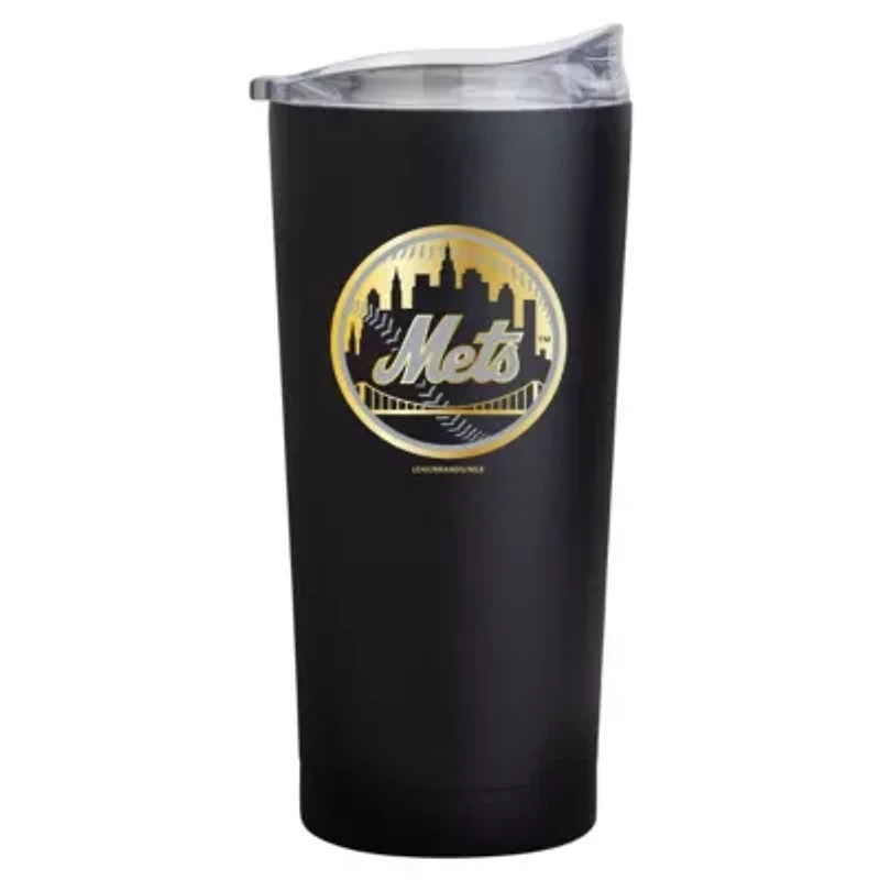 MLB New York Mets Foil 20oz. Powder Coat Tumbler
