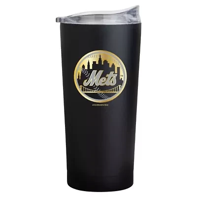 MLB New York Mets Foil 20oz. Powder Coat Tumbler