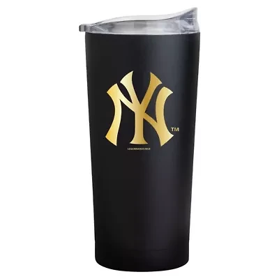 MLB New York Yankees Foil 20oz. Powder Coat Tumbler